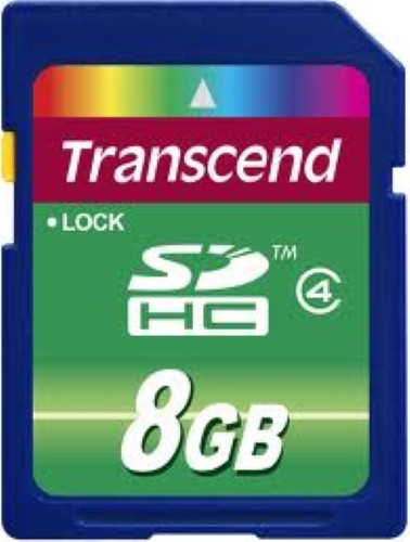 SD Memory Card 8GB Standard SD8GB