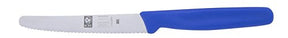 Icel Cutlery 4.25" Serrated Edge High Carbon Stainless Steel Steak Knife, Assorted Colors