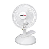 FanFair  6-inch Table + Clip Fan, 2-Speed Settings