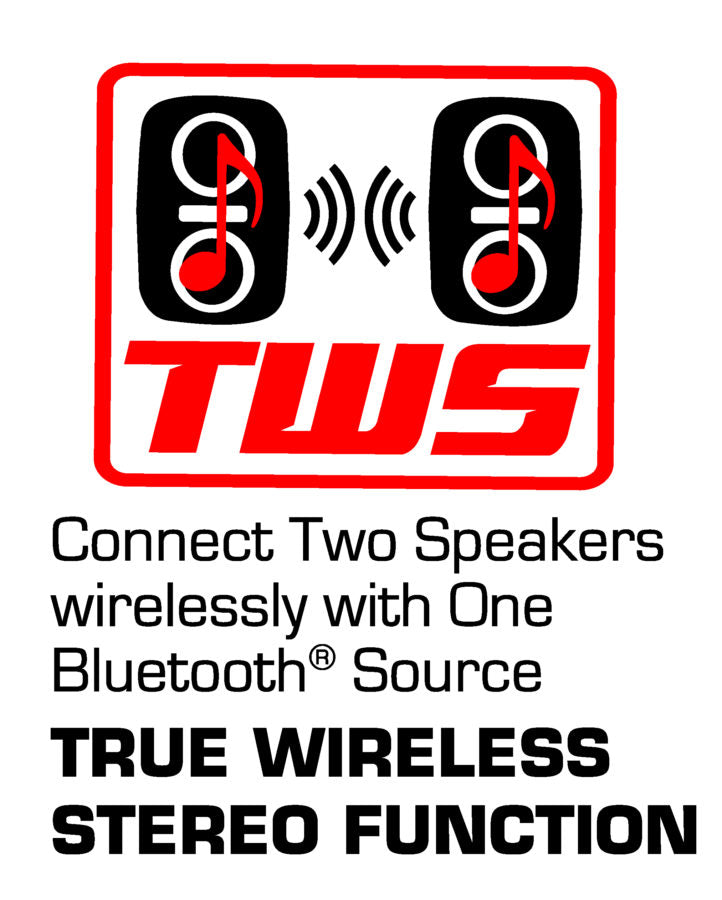 Naxa - Dual Bluetooth True Wireless Sync Speakers Combo (Pair)