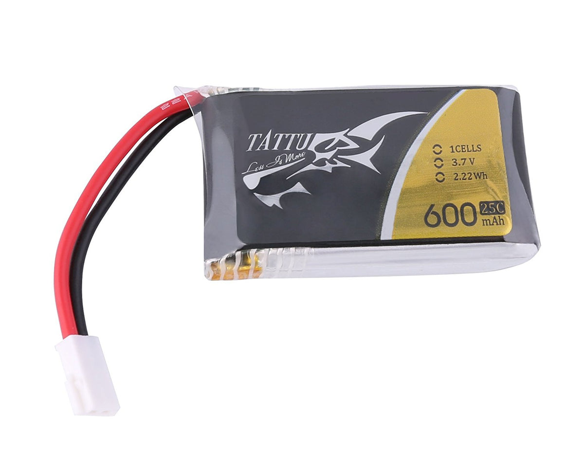 Replacement 3.7V 600mAh LiPo Battery Pack 25C 1S with Molex Plugfor Syma X5 X5C X5SW X5SC-1 CX-3W CX-31 M68 M68R UDI U45 Beginners DROCON X708W Wi-Fi Fpv Training RC Quadcopter BATTTOY