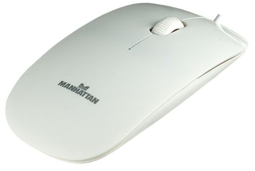 Manhattan Optical Computer Mouse Usb (White)