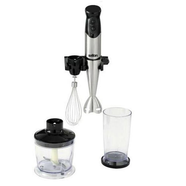 Salton Deluxe Immersion Hand Blender, Stainless Steel