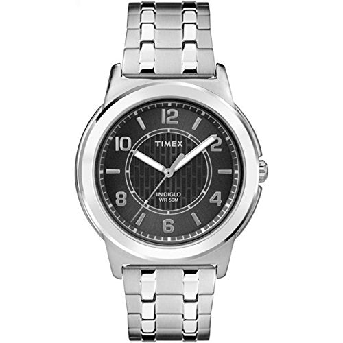 Timex Men's TW2P61800 Fieldstone Way Silver-Tone Stainless Steel Expansion Band Watch