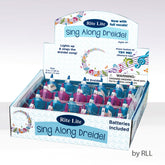 RITELITE SINGING DREIDEL, 3", LIGHTS UP & SINGS "DREIDEL SONG' Blue or Purple