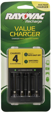 RAYOVAC PS133 4 Position Value Battery Charger (AA/AAA) BATTCHARGE  (not dual voltage)