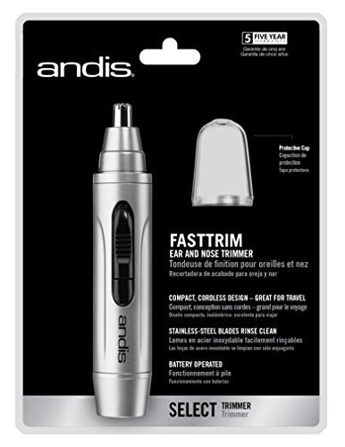 Andis Trimmer Ear & Nose Fasttrim, 1 AA Battery Required