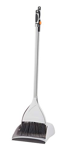 Superio Compact Upright Broom and Dustpan Set, Small Broom Set