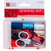 Sewing Essentials Travel Sewing Kit, 12 Colors, 6 Needles