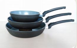 Imperial Ceramic Coated (8", 11") Nonstick Frying Pan, Black Diamond Cut (BST Series) FRYPAN