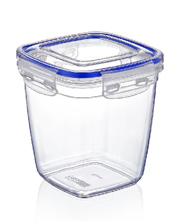 Superio Food Storage Containers, Airtight Leak-Proof Meal Prep Containers, Square Deep Container, 3.5 Qt