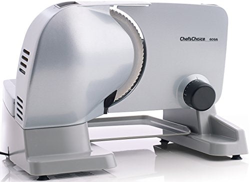 Chef'sChoice Electric Meat Slicer with Stainless Steel Blade, Silver