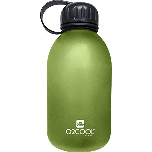 O2Cool 1L/33.8 Oz Canteen Tritan Bottle, Green