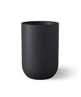 Umbra Junip Bathroom Accessories Tumbler-Modern Resin Holder and Organizer, Perfect for Holding Toothbrushes, Make-up Brushes and More, Small , Black