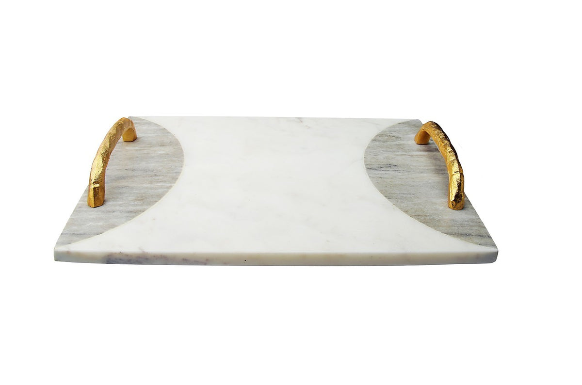 Classic Touch Marble Challah Tray Board