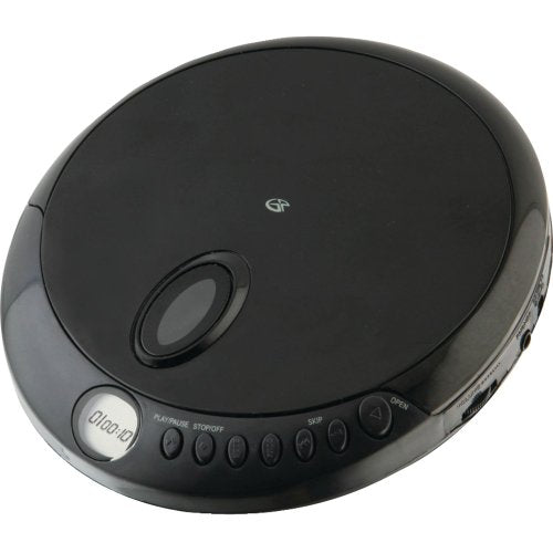 GPX PC301B Portable CD Player with Stereo Earbuds and Anti-Skip Protection