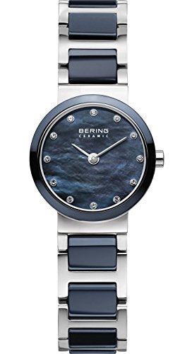Bering Women's Ceramic Collection Stainless Steel Watch, Blue