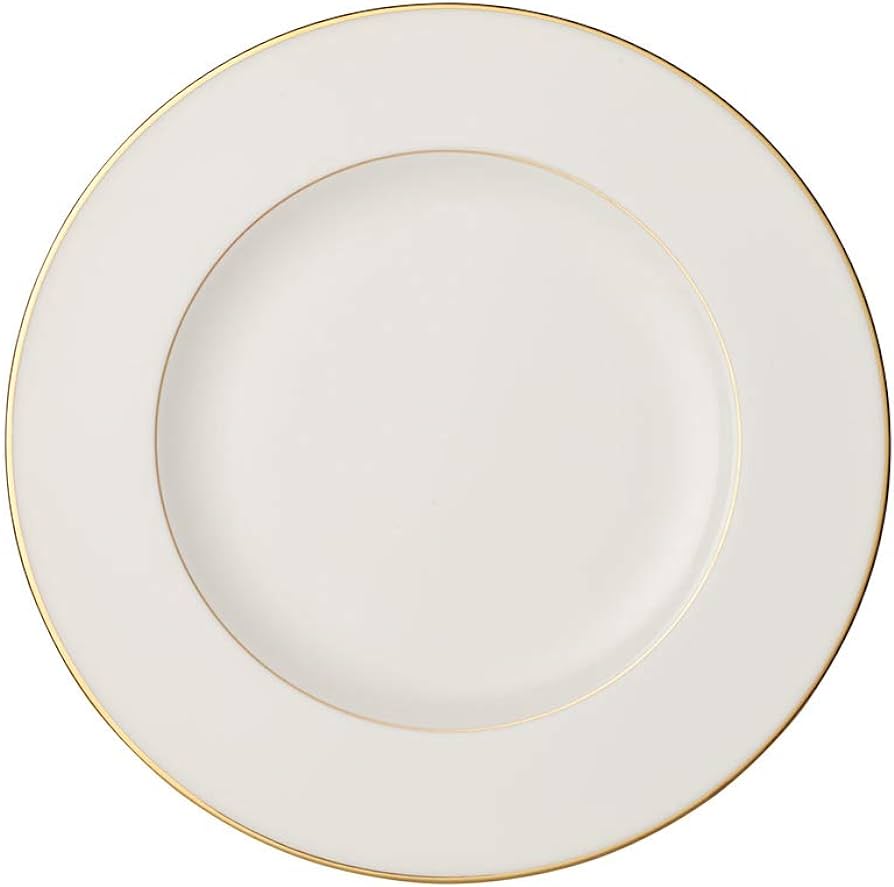 Villeroy & Boch Premium Bone Porcelain Anmut Gold Appetizer/Dessert Plate, 6.5"