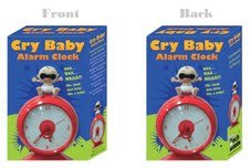 TECH TOOLS CRY BABY ANALOG ALARM CLOCK, Battery 2 AA (not included)