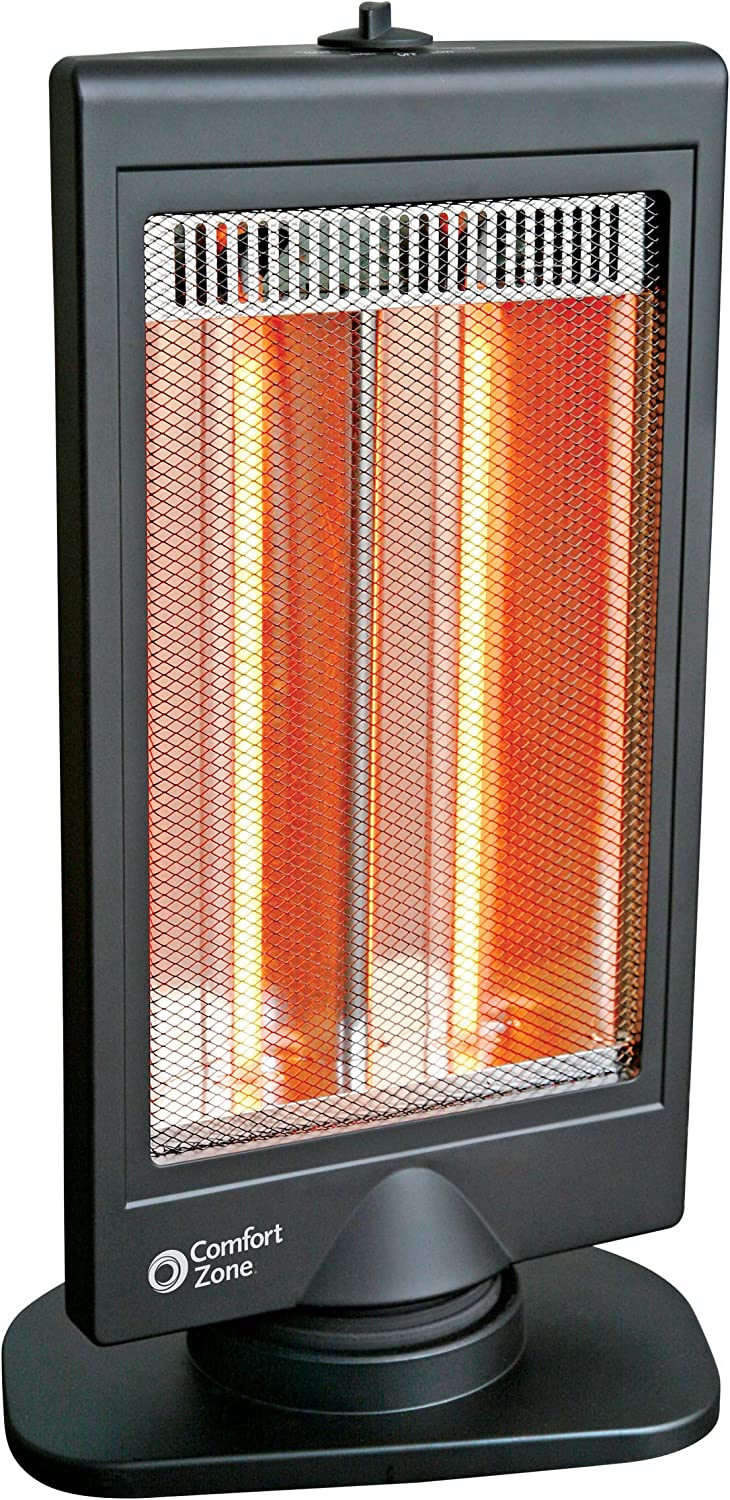 Comfort Zone CZHTV9 Flat Panel Halogen Heater
