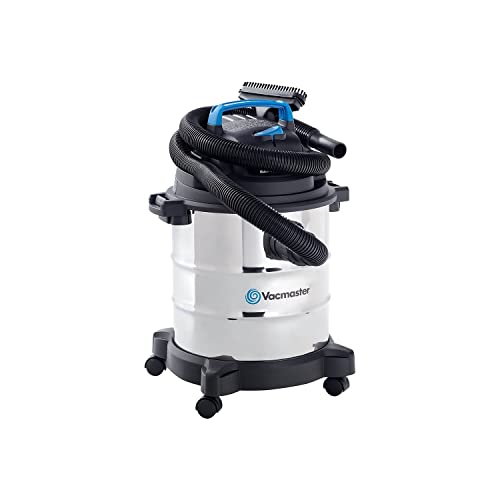 Vacmaster Stainless Steel Wet/Dry Vac, 5 Gallon