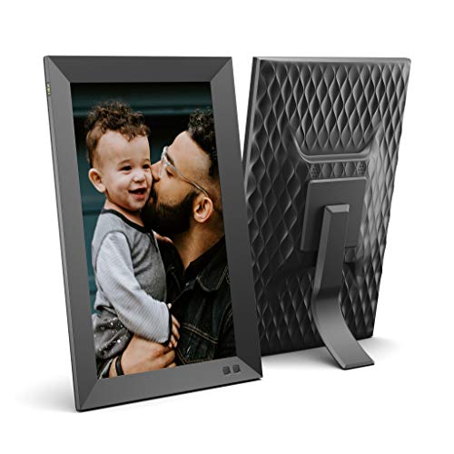 NIX 13.3 Inch Digital Picture Frame - Portrait or Landscape Stand, Full HD Resolution, Auto-Rotate, Remote Control - Mix Photos and Videos in The Same Slideshow