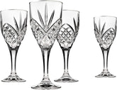 Dublin Crystal Goblet Glassware, Set of 4  (Silver)