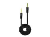 Cellet 3.5mm Flat Wire Audio Aux Cable for Smartphones/Tablets/MP3 Players 3.4 feet - Black