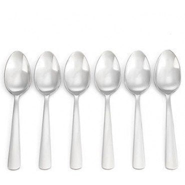 Oneida Aptitude 18/0 Stainless Steel Dinner Spoons, Set of 6