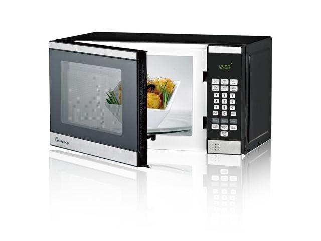 Impecca CM 0774ST 0.7 Cu. Ft 700W Microwave Oven, Stainless Steel