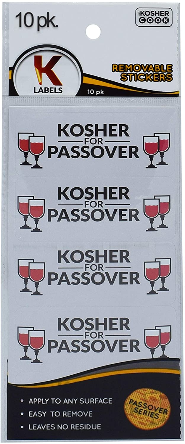 The Kosher Cook Pesach Labels 10pk. - Kosher for Passover