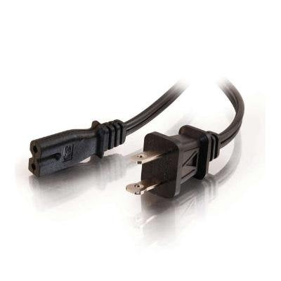 Cables To Go C2G 27399C2G 6' Polarized 2-Slot Power Cord, Black - Does NOT work on Sony Boombox
