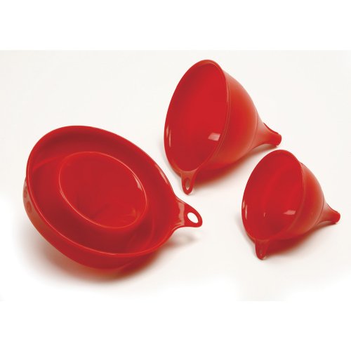 Norpro 3 Piece Collapsible Silicone Funnel Set