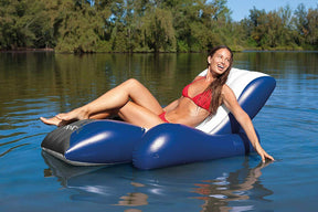 Intex Floating Recliner Inflatable Lounge, 71" X 53"