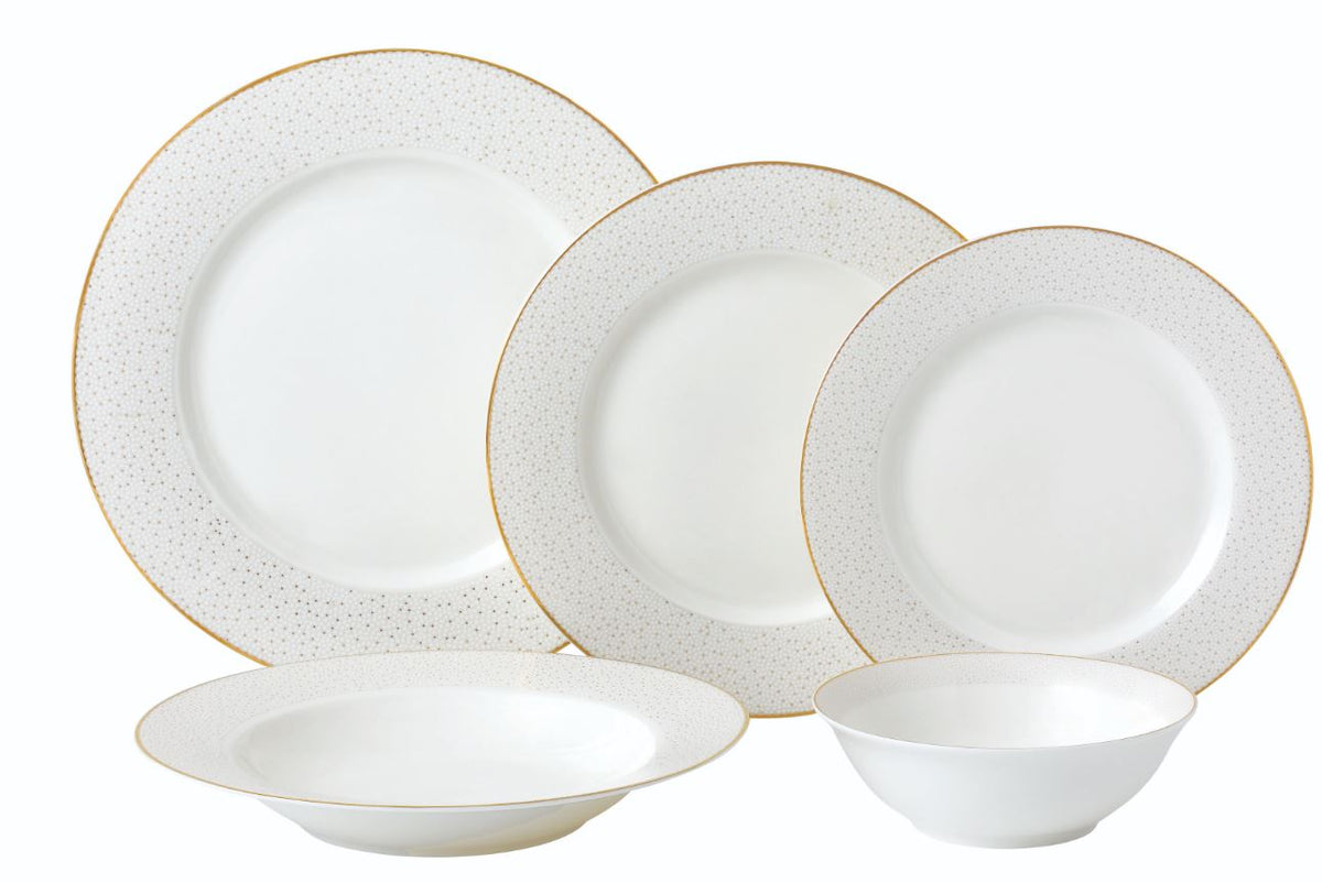 Joseph Sedgh Gold Speckled Fine Bone China
