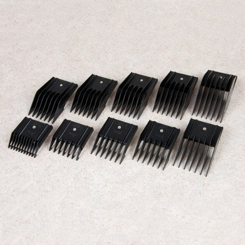 Oster Universal guide Comb Attachment Blade Guard 7-Piece Set, Size # 0, 1, 2, 4, 6, 8, 10 for Oster Clippers