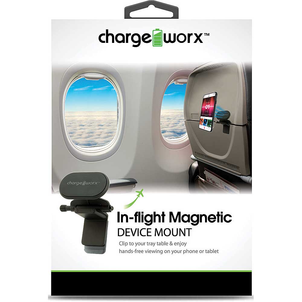 Chargeworx Airplane Inflight Magnetic Phone & Tablet Mount