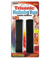Trisonic Velcro Fastening Tape, 2 Pc. - Black