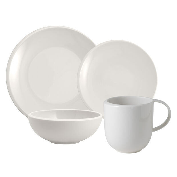 Villeroy & Boch NewMoon 4 Piece Place Setting for 1