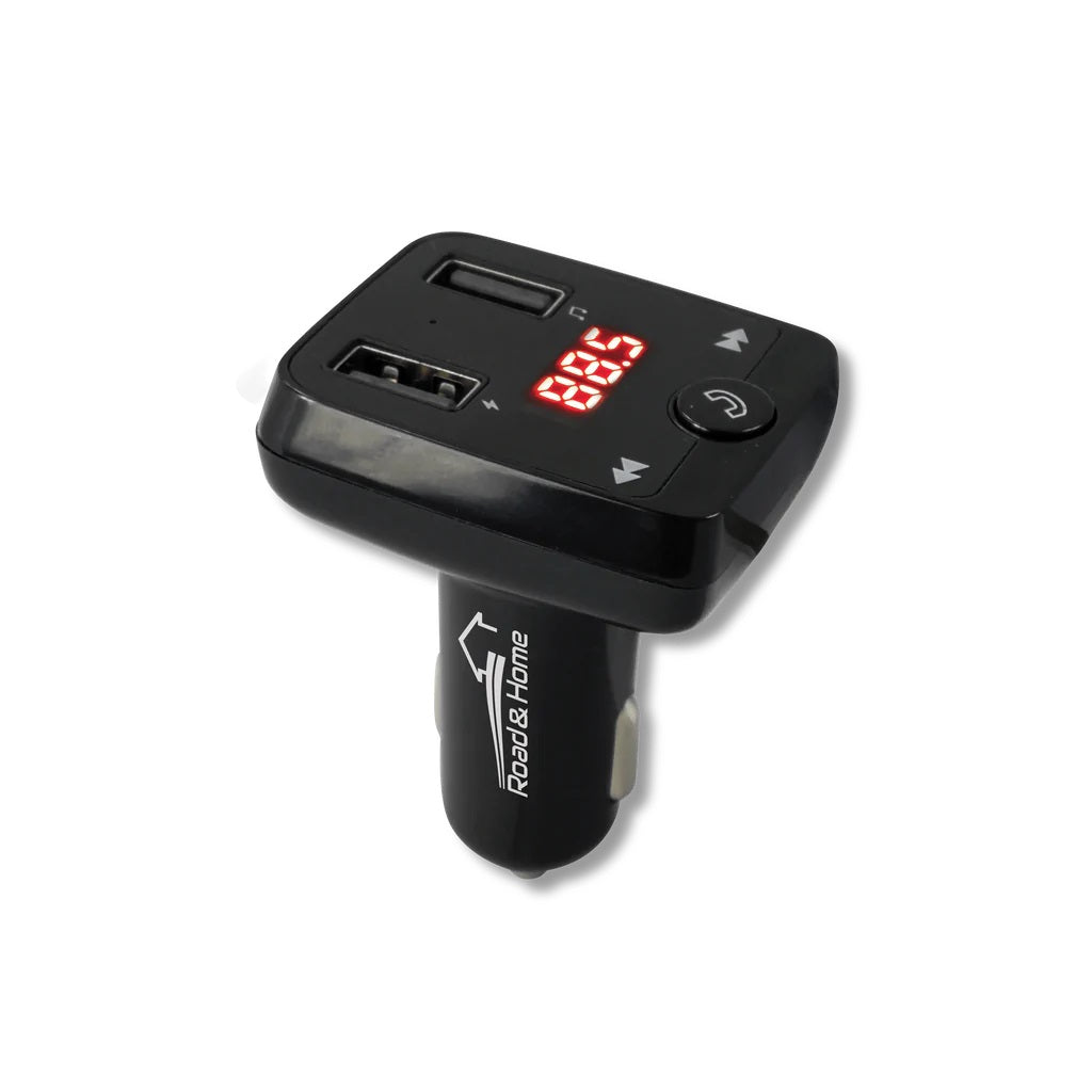 Road & Home FM Transmitter With Bluetooth Dual USB
