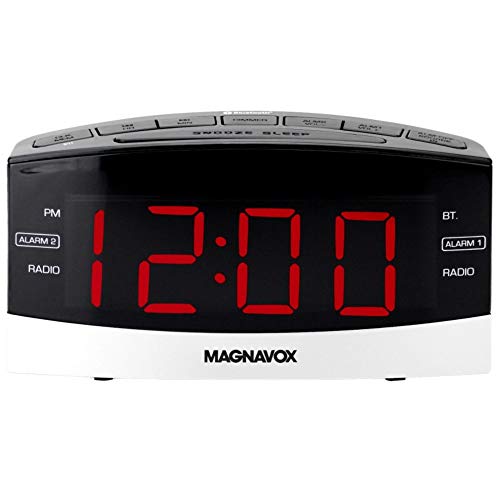 Magnavox Bluetooth Dual Alarm Digital Clock Radio