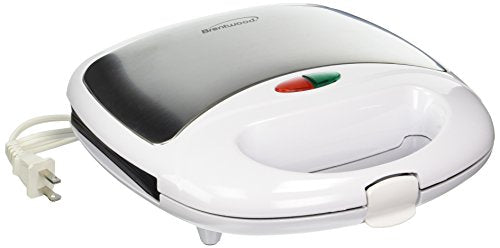 Brentwood Cool-Touch Nonstick Sandwich Maker (White)