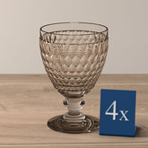 Villeroy & Boch Boston Colored Goblet Smoke, Set of 4