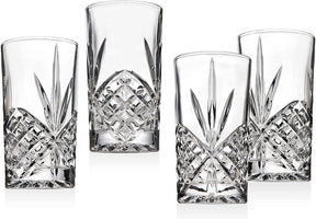 Dublin Crystal Highball Glasses - Set of 4 by Godinger