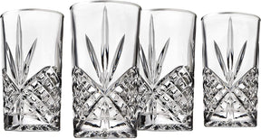 Dublin Crystal Highball Glasses, Set of 4 (Platinum)