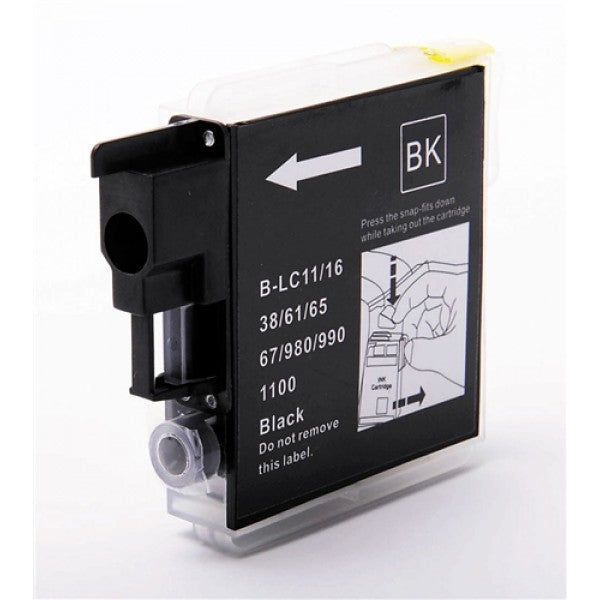 Brother LC61 Ink Cartridge, Black (NON OEM)FOR MFC-290C MFC-490CW MFC-5490CN MFC-5890CN MFC-6490CW MFC-790CW MFC-990CW
