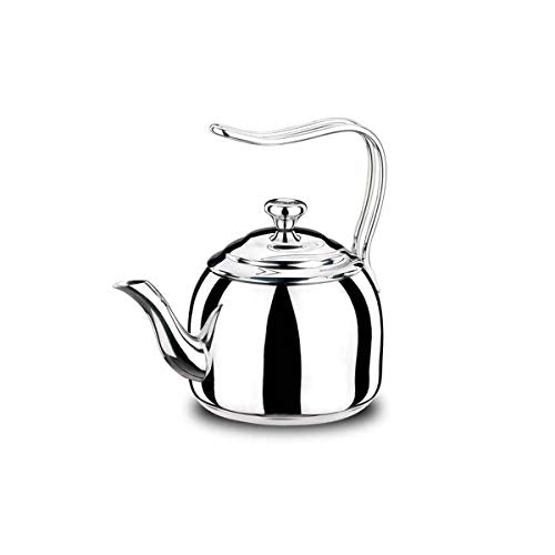 Korkmaz Droppa Tea Pot, Stainless Steel