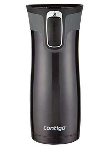 Contigo Autoseal West Loop Stainless Steel Travel Mug, 16 Oz., Black
