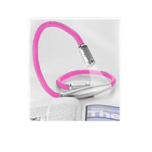 Twist A Lite Flexible LED Flashlight Booklight, Pink (1 AA Req)