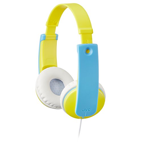 JVC HAKD7P Kid's Headphones, (Pink, Yellow&Blue)